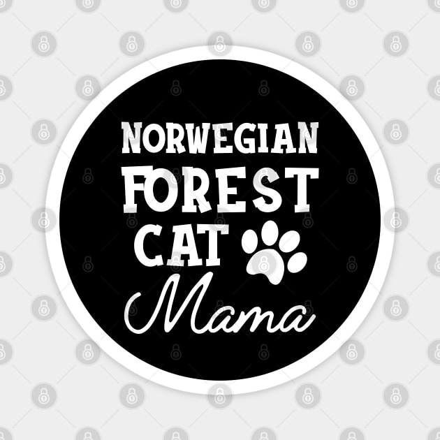 Norwegian Forest Cat Mama Magnet by KC Happy Shop